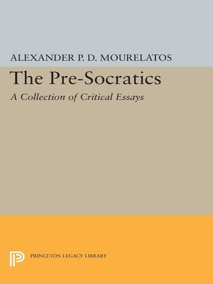 cover image of The Pre-Socratics